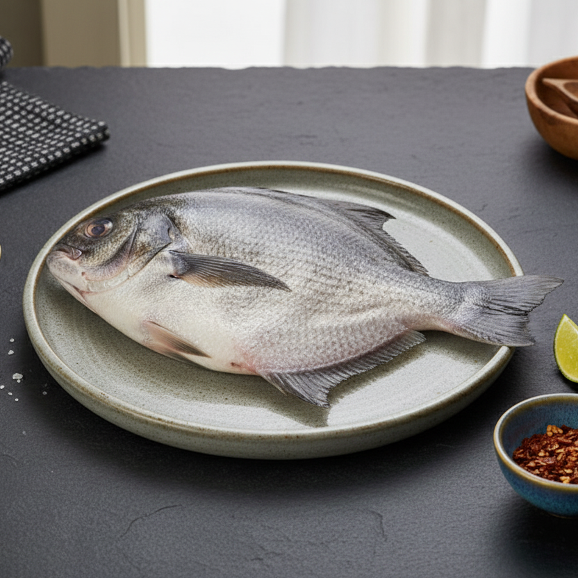 Black Pomfret (Kappu Maanji / Karuppu Vaaval / Avoli)